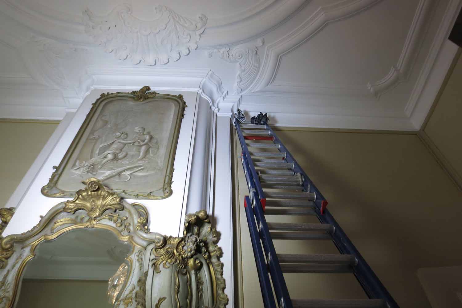 3- Huize de Dieu onderzoek aan plafond